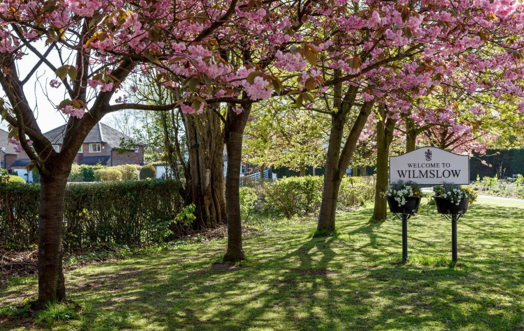 Spring in Wilmslow, Cheshire